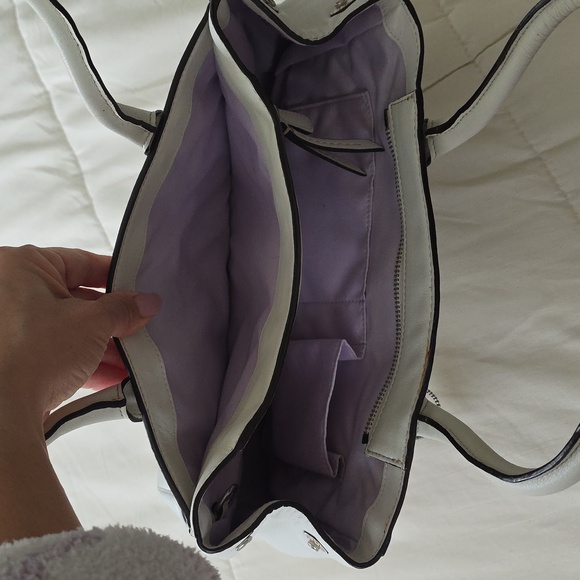 Coach Whitw Leather Handbag - Picture 6 of 8